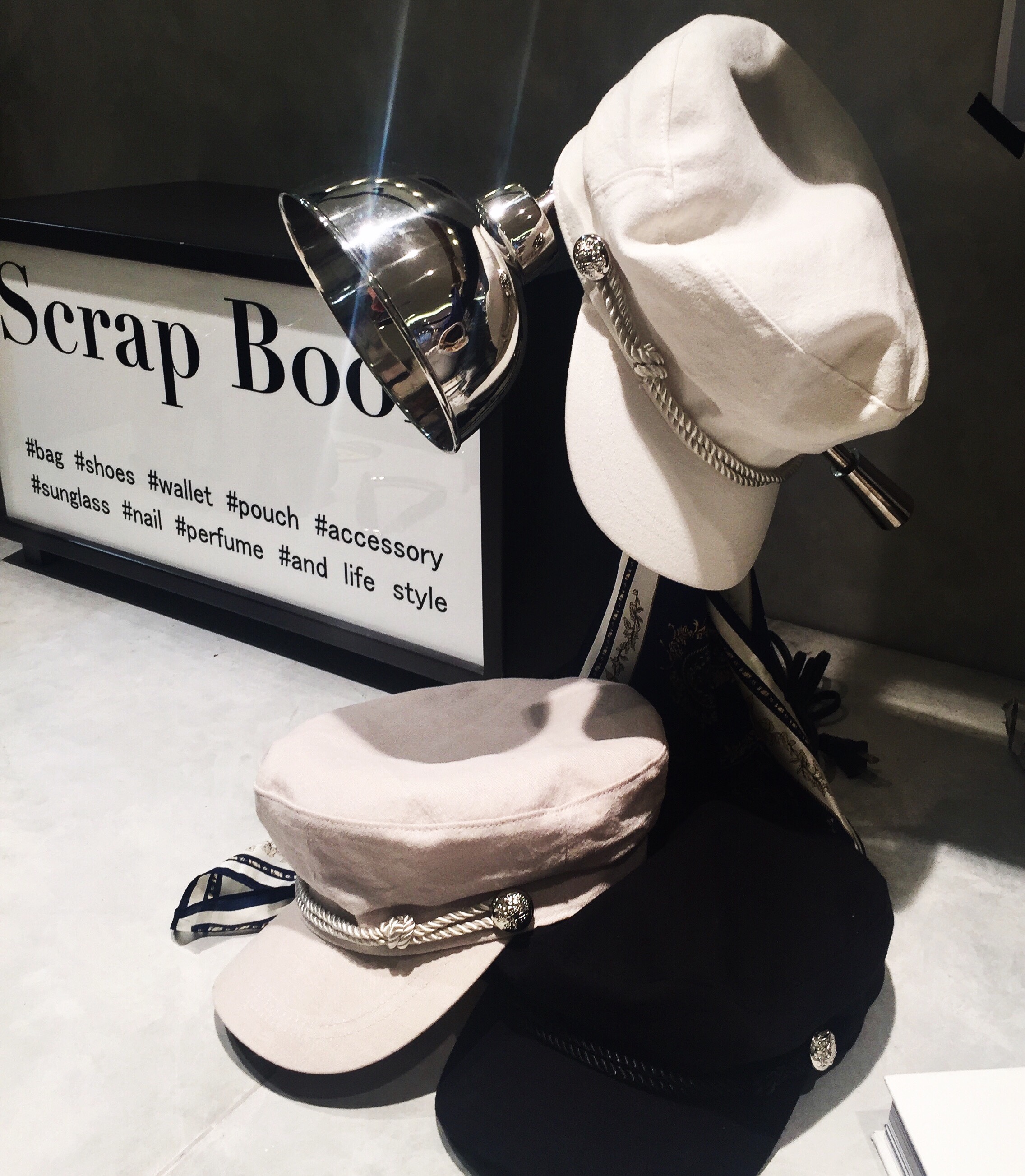 scrap book スクラップブック ルミネ 新宿 マリン帽 