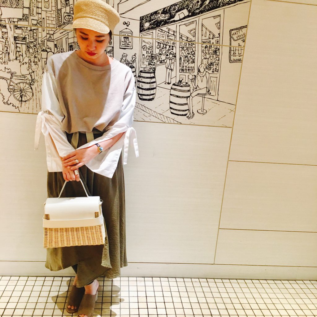 スクラップブック 渋谷 ヒカリエ キャセリーニ バッグ かごバッグ ハンドバッグ ショルダーバッグ