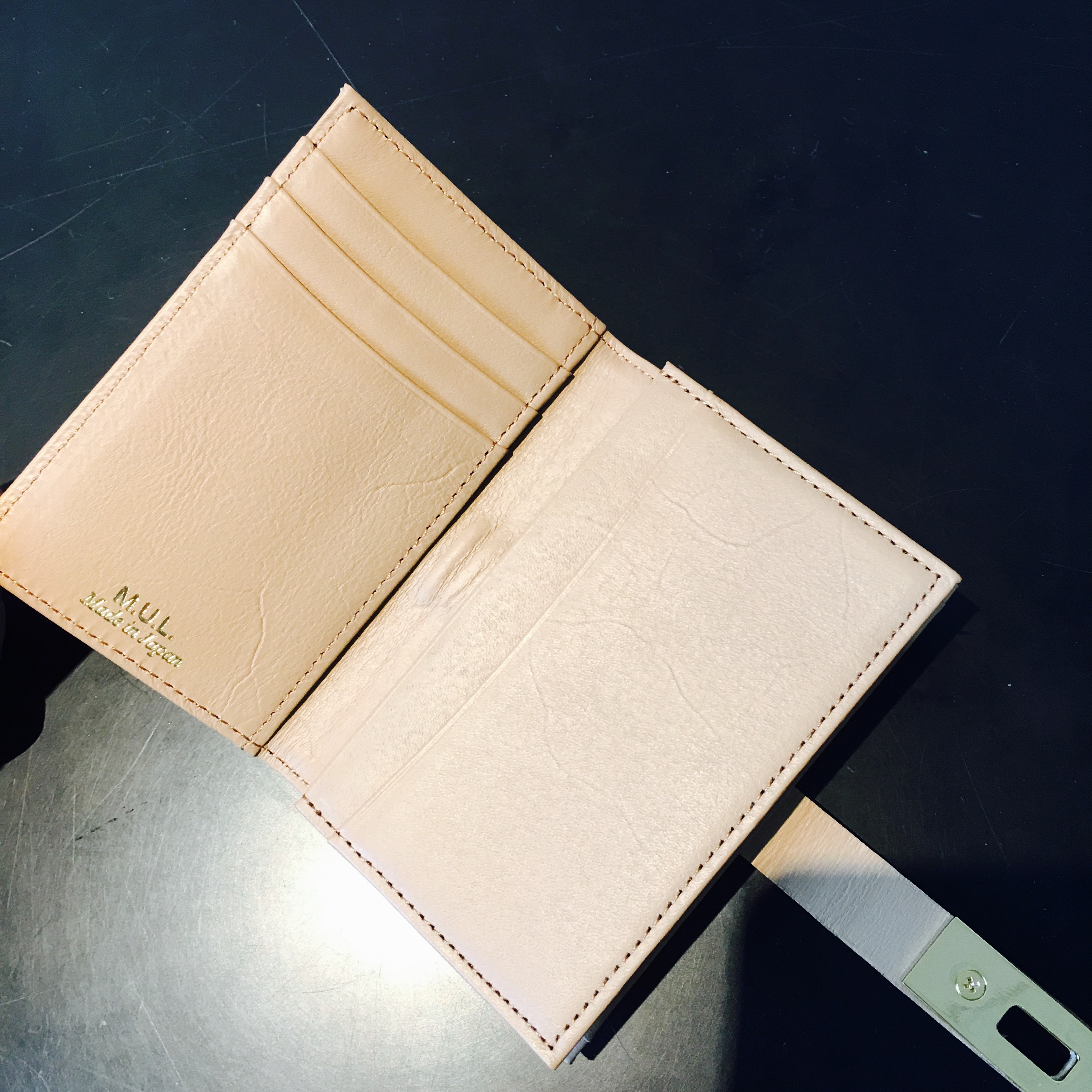 渋谷ヒカリエShinQs店】M.U.L wallet card case | Scrap Book [2017.09.18]
