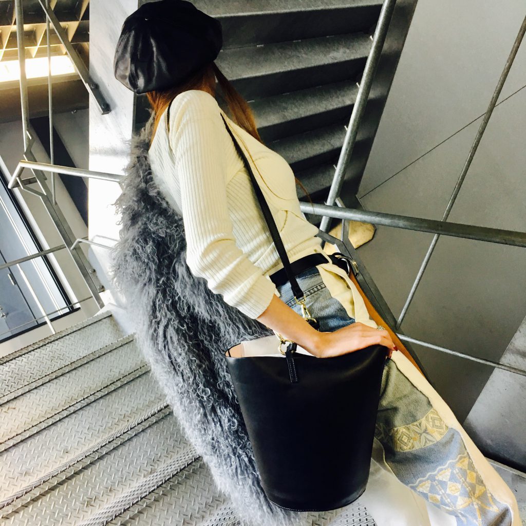 スクラップブック 渋谷 bag バッグ ドンナルンマ 筒型ショルダー