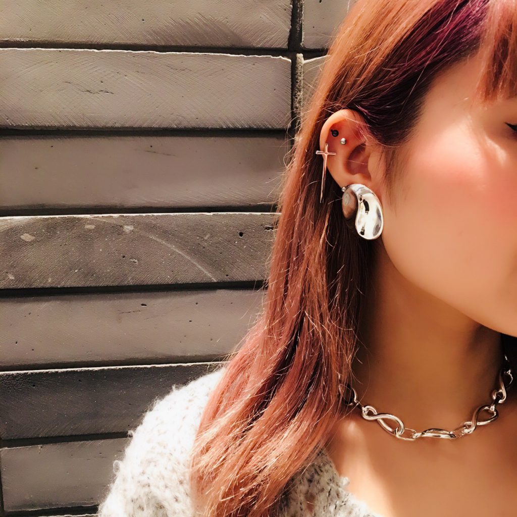 スクラップブック 渋谷 ヒカリエ earring イヤリング ネックレス シルバー