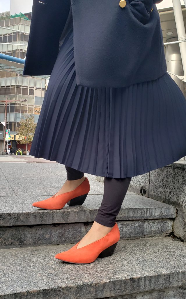 Scrap Book スクラップブック　池袋　東武　 Vカットパンプス　歩きやすい　履きやすい　可愛い　おしゃれ　キレイ