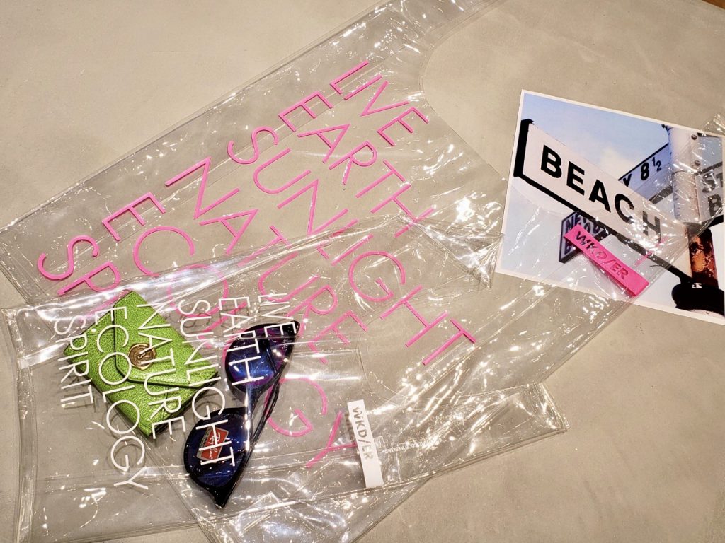 WEEKEND(ER)&co. ウィークエンダー　ScrapBook   スクラップブック　クリアバッグ　clear bag エコバッグ　プラスチック　 ルミネ大宮　大宮ルミネ