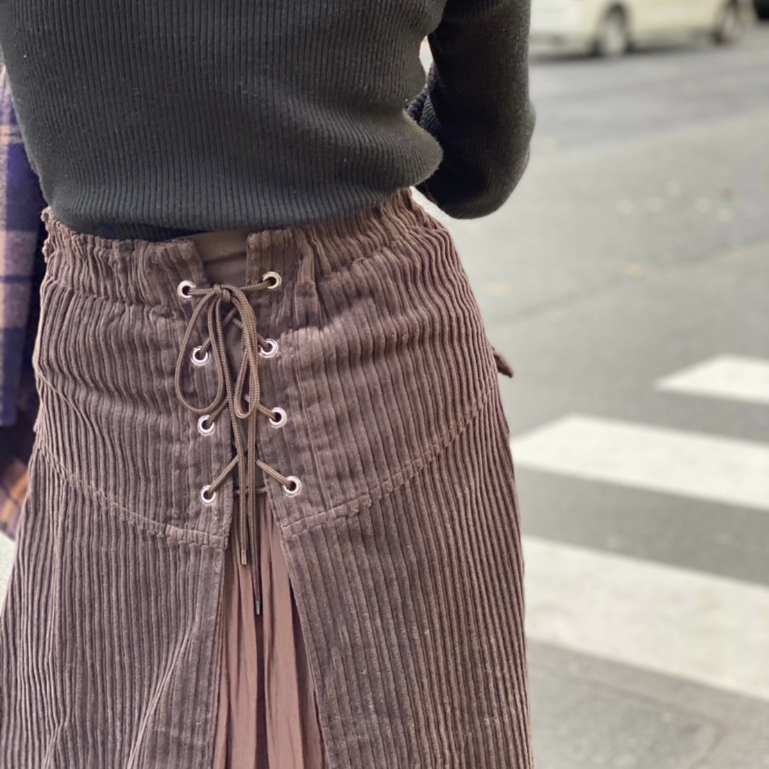 渋谷ヒカリエShinQs店】Lallia Mu skirt | Scrap Book [2020.12.26]