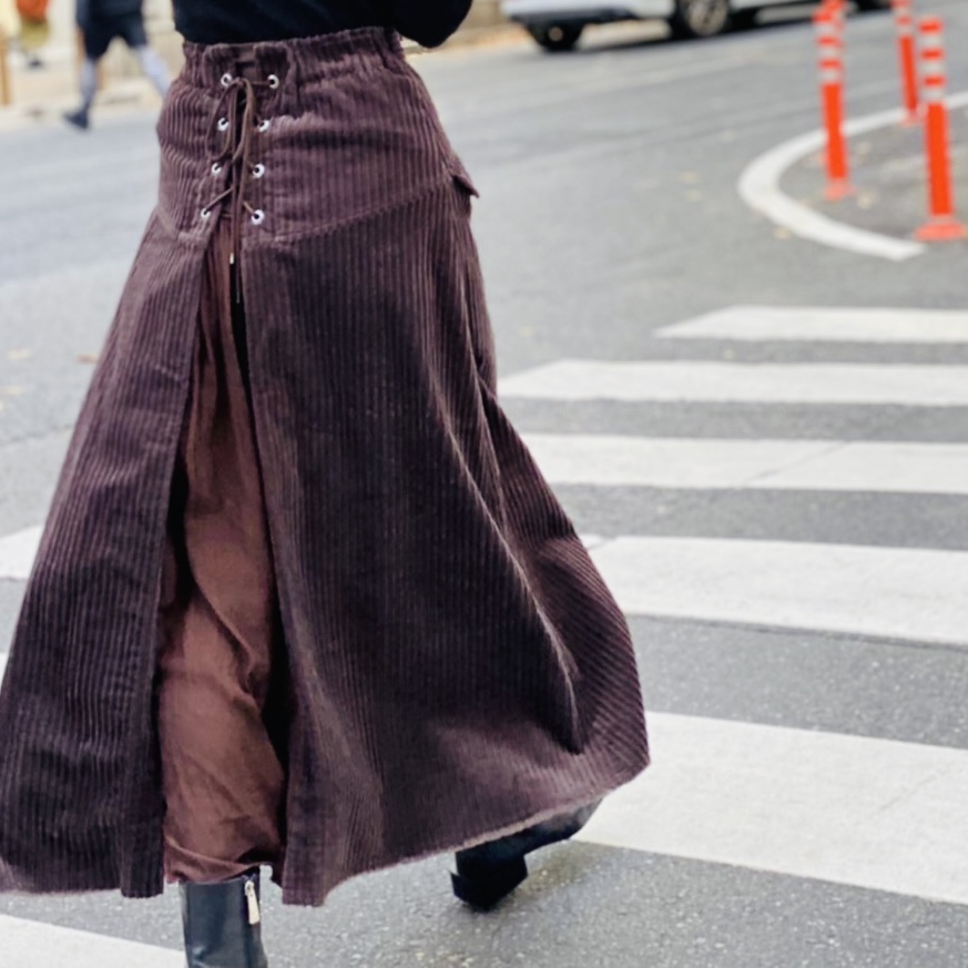 渋谷ヒカリエShinQs店】Lallia Mu skirt | Scrap Book [2020.12.26]